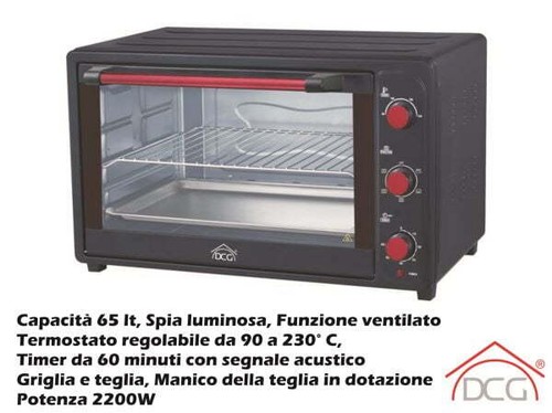 Multiforno forno ventilato dcg - multiforno,