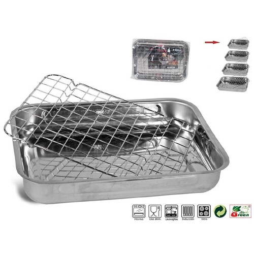 Teglia acciaio 25cm - teglia, in